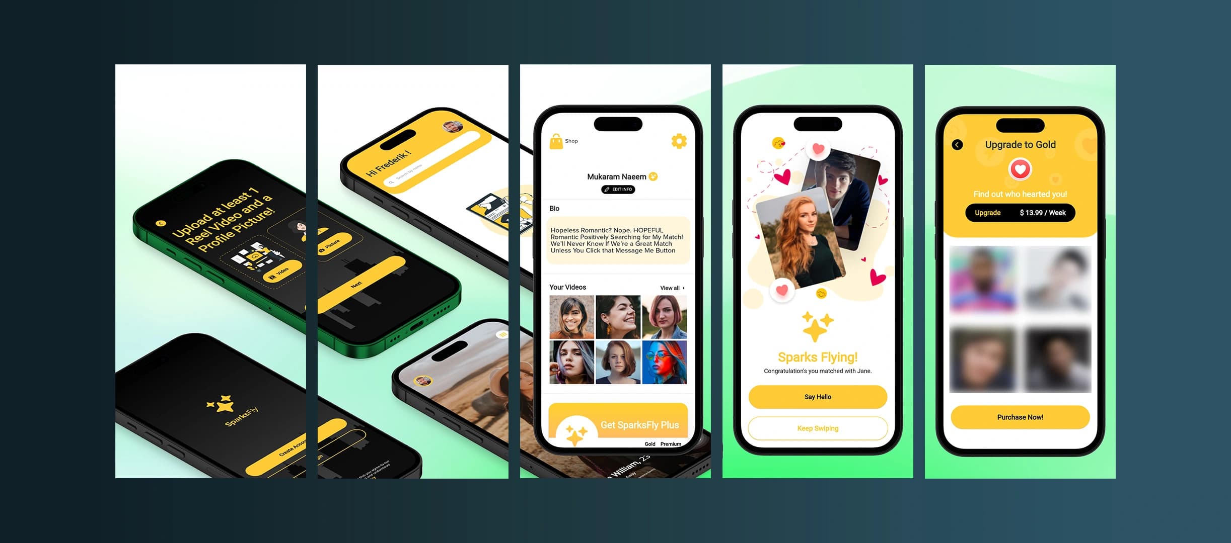 SparksFly — dating app with AI matching